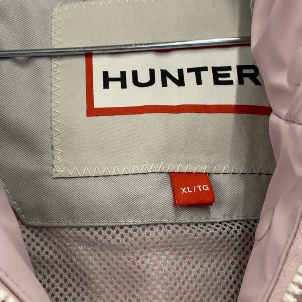 Hunter Dusty Rose Hooded Women’s Original Waterproof Rubberized Jacket - Picture 4 of 4